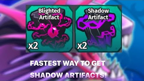 How to get a lot of Shadow Artifacts fast! 🩷🖤 // Creatures of Sonaria // CoS roblox