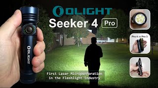 OLIGHT Seeker 4 Pro - 4600 lumens! Laser Microperforation! 😲 Type-C holster (WTF!) EPIC FLASHLIGHT!!