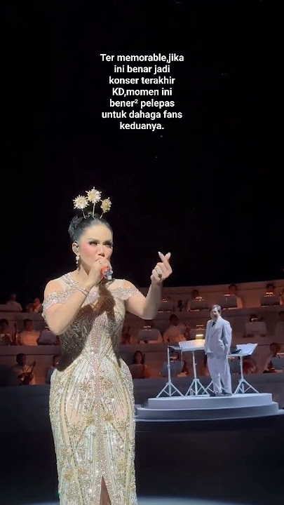 Duet Krisdayanti dan Anang Hermansyah di konser semesta.