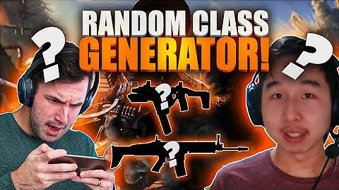 SO I TRIED A RANDOM CLASS GENERATORS WITH YOUTUBERS....