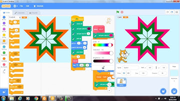 Hướng Dẫn Cách Lập Trình Scratch Tô Màu Hình Thoi Theo Mẫu|VĐD