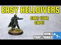 Helldivers painting super earths greatest heroes  how i paint things