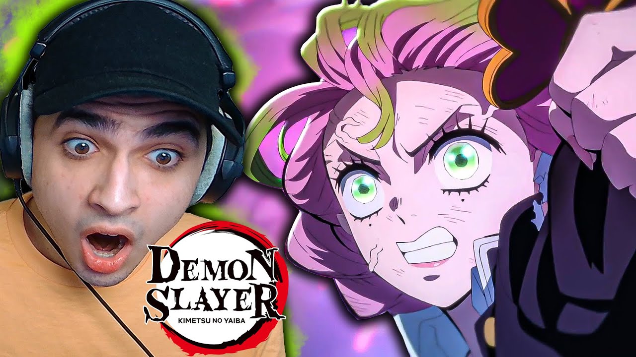 MITSURI KANROJI VS ZOHAKUTEN (HANTENGU) React EP 10  Temporada 3 KIMETSU  NO YAIBA ( DEMON SLAYER ) 