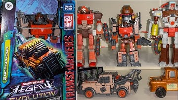 Transformers legacy evolution deluxe scraphook review. G1 generations studios series 86 junkion