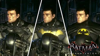 Batman takes off his mask (with Every Skin) | Batman: Arkham Knight