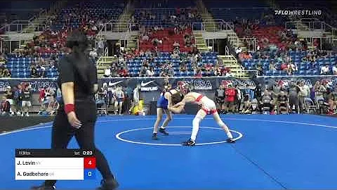 113 Lbs Round Of 64 - Jacob Levin, New York Vs Aid...