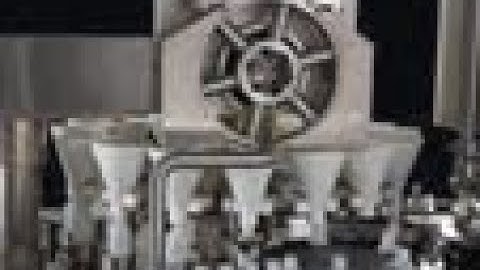 DRYFILL-120RC High Speed Automatic Rotary Dry Syrup 16x8 Powder Filling and Capping Machine