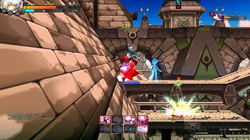 Elsword pvp, unbeatable EM with super def, hacking?