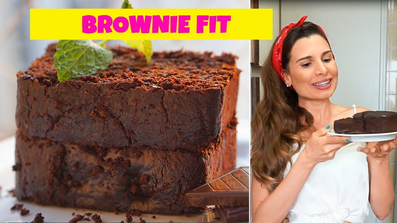 BROWNIE FIT COM CHOCOLATE 70% CACAU / DOCES FIT DRIKA MAGRAFIT