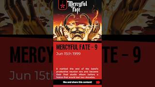 MERCYFUL FATE – 9 (1999) #MercyfulFate #KingDiamond #HeavyMetal #MetalReviews #ClassicMetal