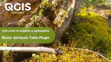 QGIS with  Drew - Raster Attribute Table Plugin