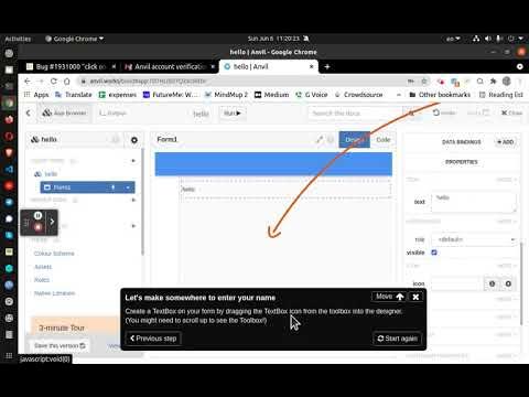 7 minutes to build a BASIC python web app on Anvil - YouTube