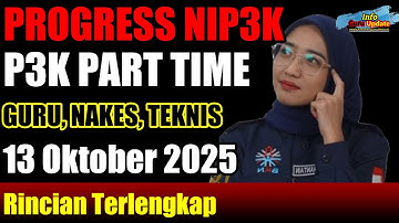 Update NIP3K Part Time Tanggal 13 Oktober 2025