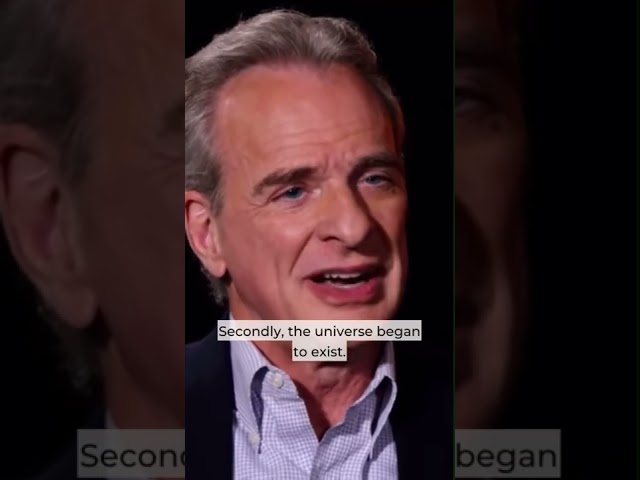 The best argument for God: William Lane Craig - Christian Response Forum #shorts class=