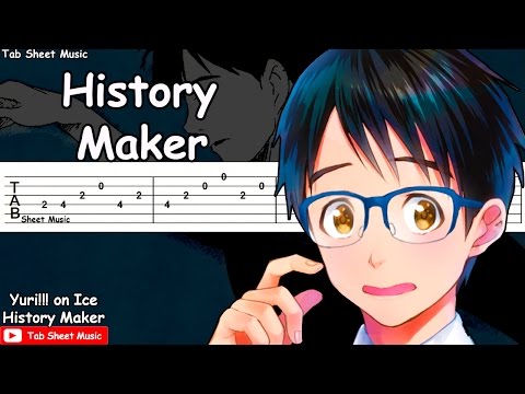 Yuri!!! on Ice OP - History Maker Guitar Tutorial