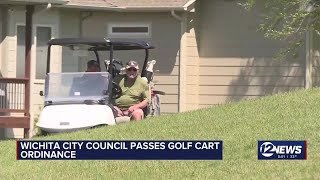 Golf carts now legal on Wichita streets