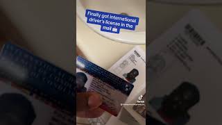 Finally Got My International Drivers License Shout Out To Taquane X For Introducing This To Me!!!