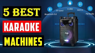 ✅Top 5 Best Karaoke Machines In 2024 With Buying Guide