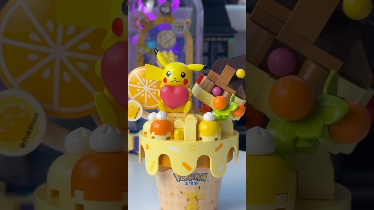 Let’s build Pokémon Pikachu set together🔥 #pokemon #lego