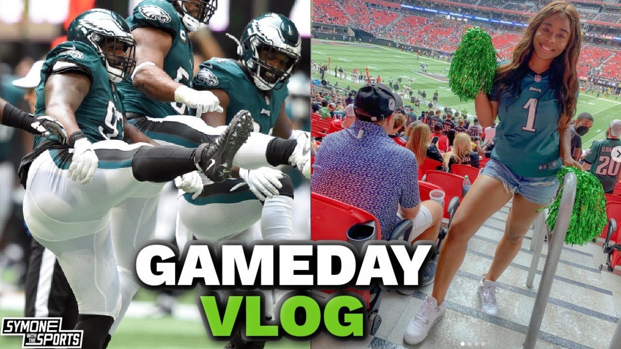 PHILADELPHIA EAGLES VS ATLANTA FALCONS GAMEDAY VLOG! EAGLES FAN YouTube