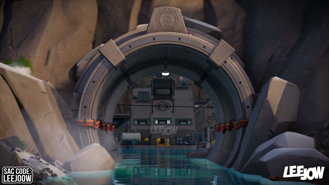 Fortnite - Covert Cavern POI Water Tunnel | Day | Chapter 3 - Season 1 (Ambience)