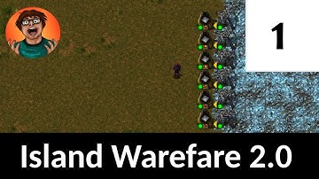 Cagorathe - Factorio - 1 - Island Warfare 2.0 - Doom world With x10 Research Cost!