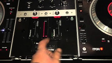 Numark X5 mixer crossfader leak