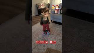 Santa's helper #downsyndrome #toddlers #Christmas #elf #santashelper