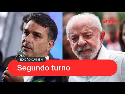 Quaest: Flávio Bolsonaro tem 46% das intenções de voto; Lula, 44%