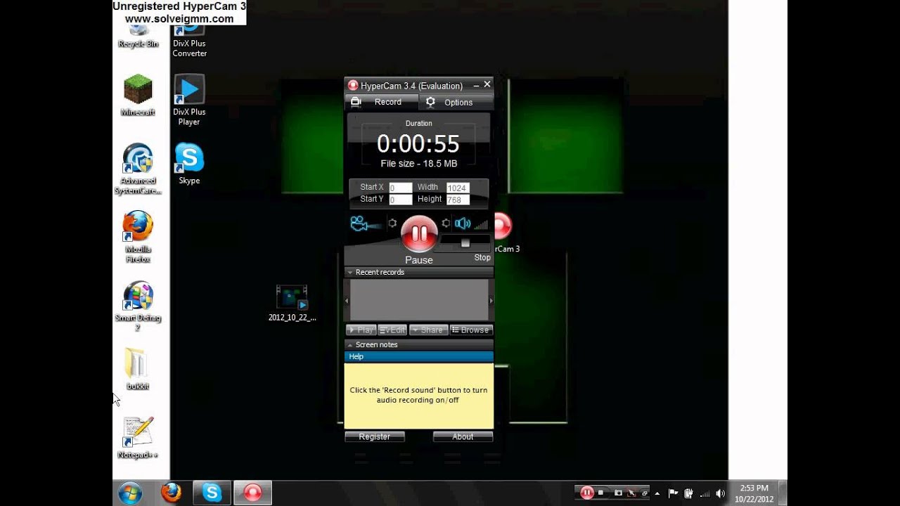 How to use Hypercam3