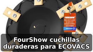 Review completa de FourShow GCJ-070/gz: cuchillas duraderas para ECOVACS A1600/A2500 y A3000