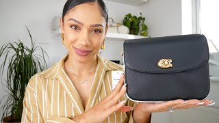 COACH CASSIE CROSSBODY 19 | FIRST IMPRESSIONS, WHAT FITS INSIDE, MOD SHOTS | Tiana Peri