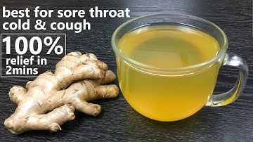 Ginger Tea | 100% Relief in 2 mins |Best Home Remedy For Cold, Cough & Sore Throat | Turmeric Ginger