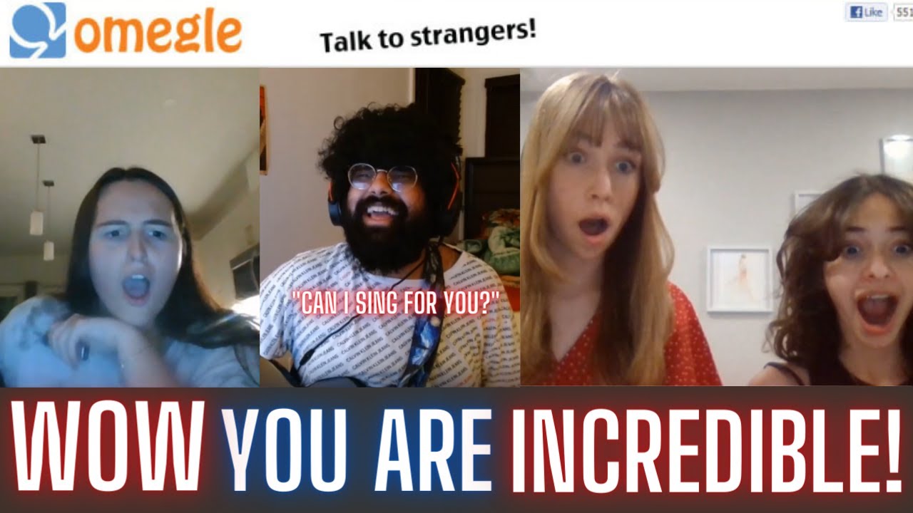 SINGING TO STRANGERS ON OMEGLE! (THEY WERE SHOCKED!) 😍 YouTube