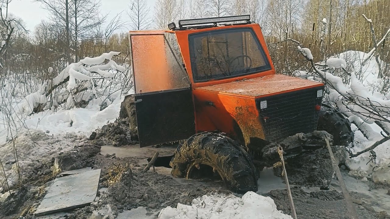 ЭВАКУАЦИЯ! #automobile #offroad #зимняядорога #бездорожье  #болотоход #вездеход #каракат #зима #мтз