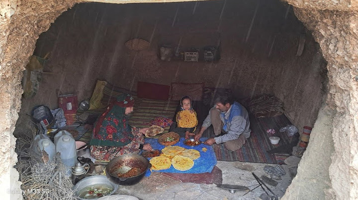 A Hard Rainy Day with Cave Family⛈️ | The Secret of Amazing Local "bread and meat"