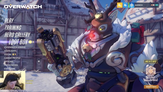 How to get Tracer's Wooltide skin in Overwatch's Winter Wonderland