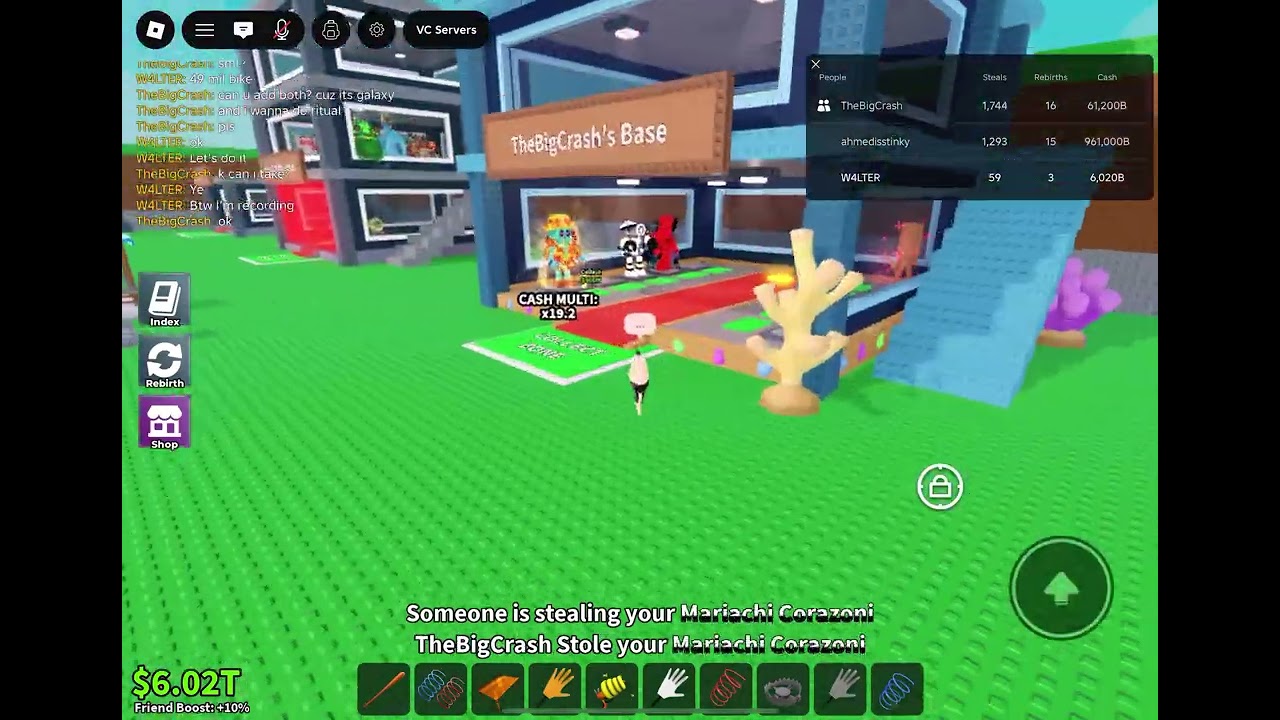 My first trade my mariachi fire for his galaxy Los 25