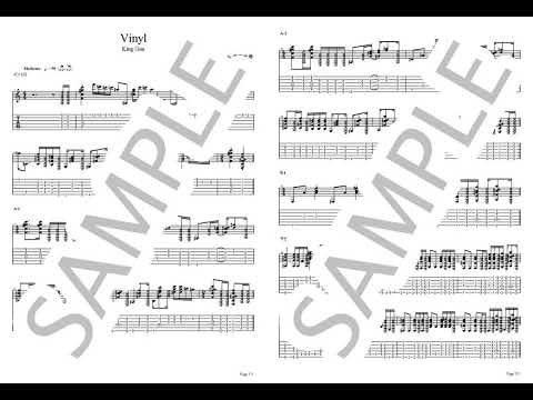 Vinyl (アコギパート）【ギターTAB】	 - King Gnu