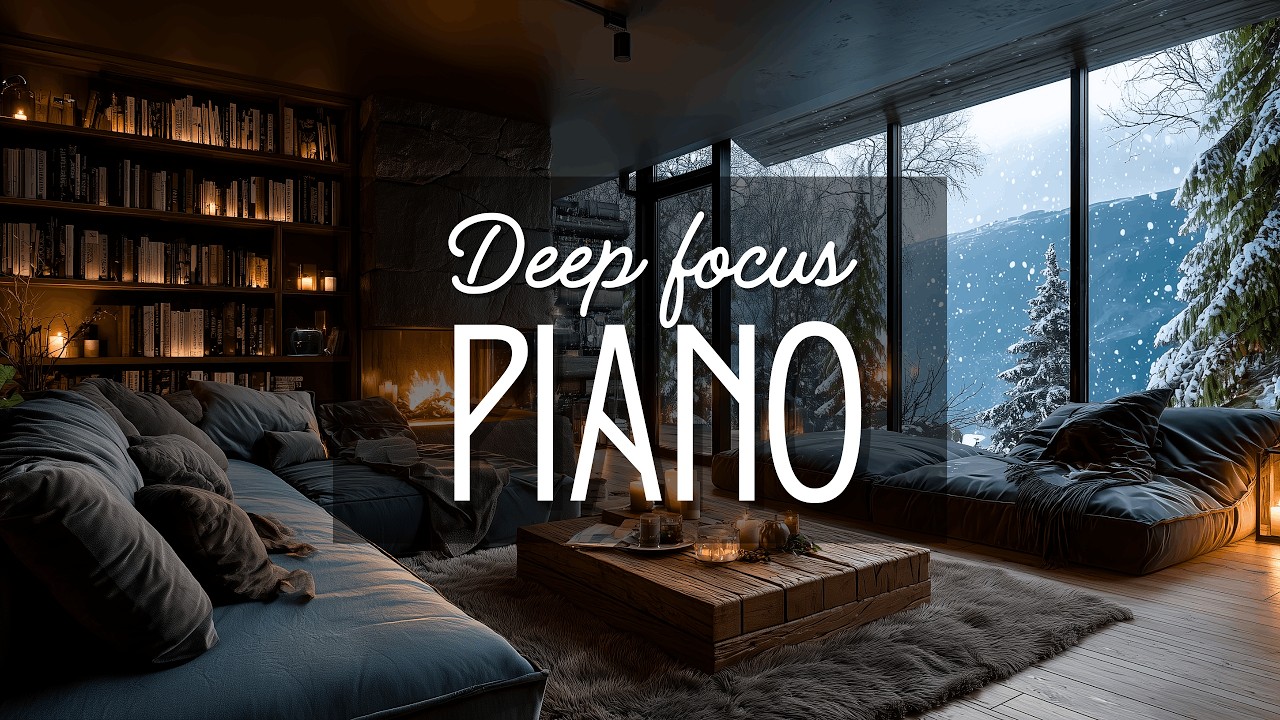 Deep Focus Piano – Piano Music for Deep Work and Concentration