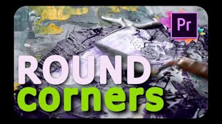 Add Rounded corners To Shapes and Text in Premiere pro - Rounded rectangle effect