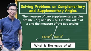 Famous Solving Problems Involving Complementary and Supplementary Angles - GRADE 7 Week2 @MathTeacherGon Wealth
