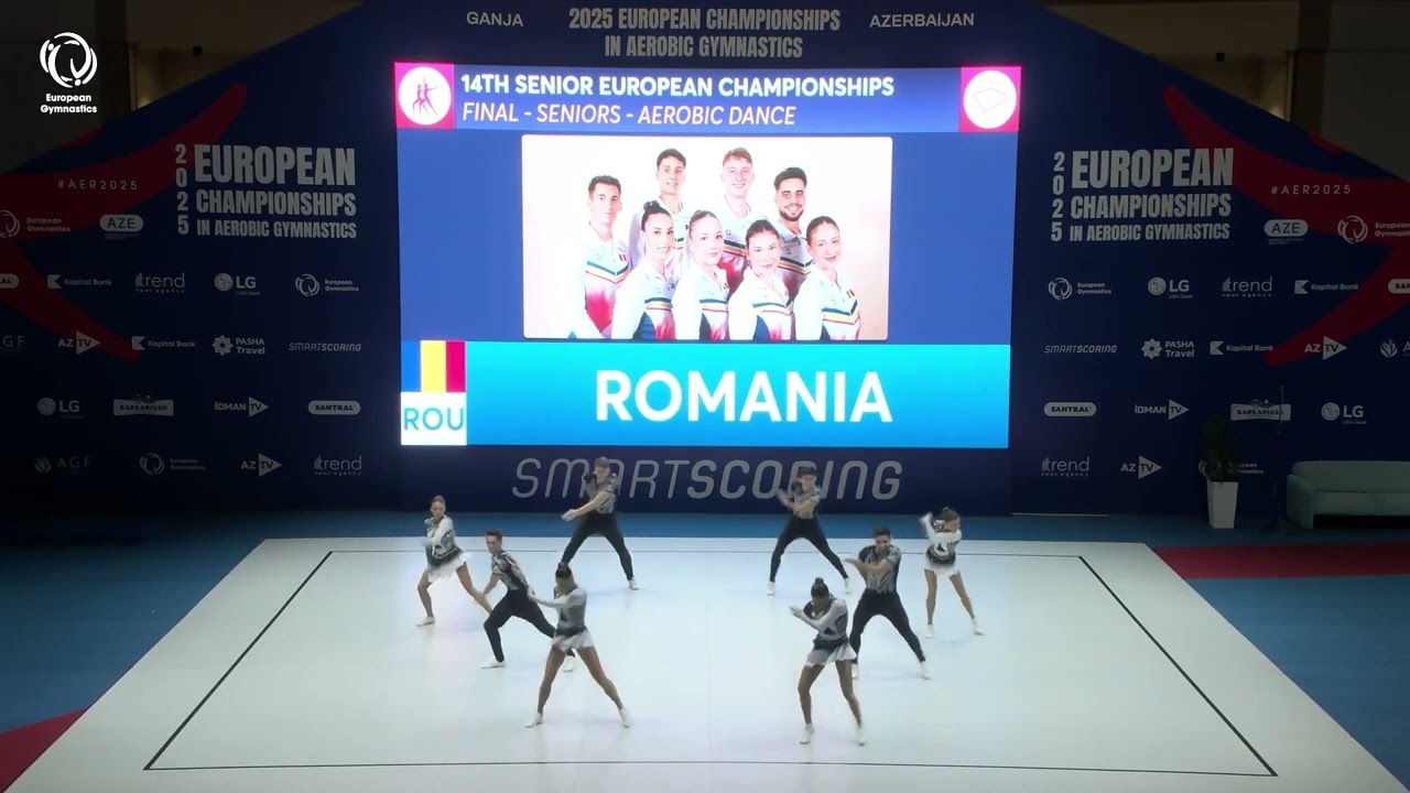 Romania - 2025 Aerobics European silver medallists, Aerobic Dance
