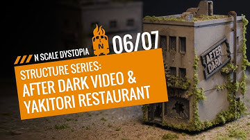 Structure Series 06/07: Kitbashing a Video Rental Store and Yakitori Restaurant from a Single Kit