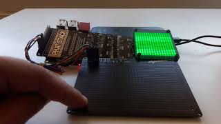 Raspberry Pi Skywriter demo with UnicornHAT