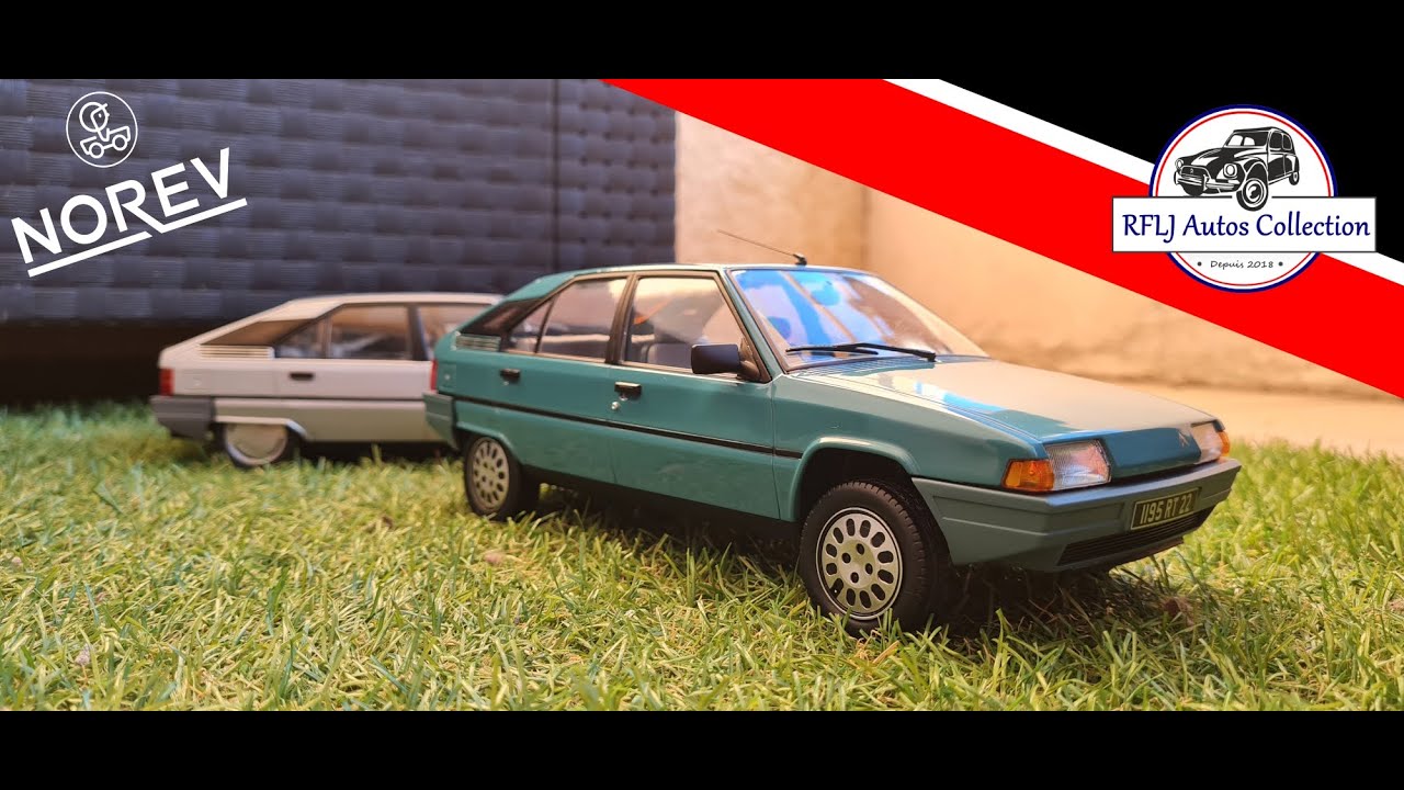 Miniature Norev Citroën BX Bleue - état D'usage - Modèle Réduit Minijet