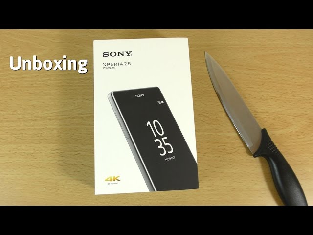 Sony Xperia Z5 Premium - Auspacken