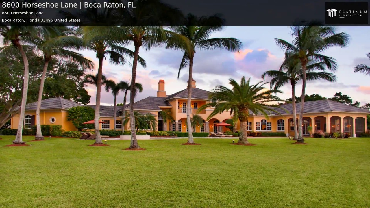 8600 Horseshoe Lane Boca Raton, FL YouTube