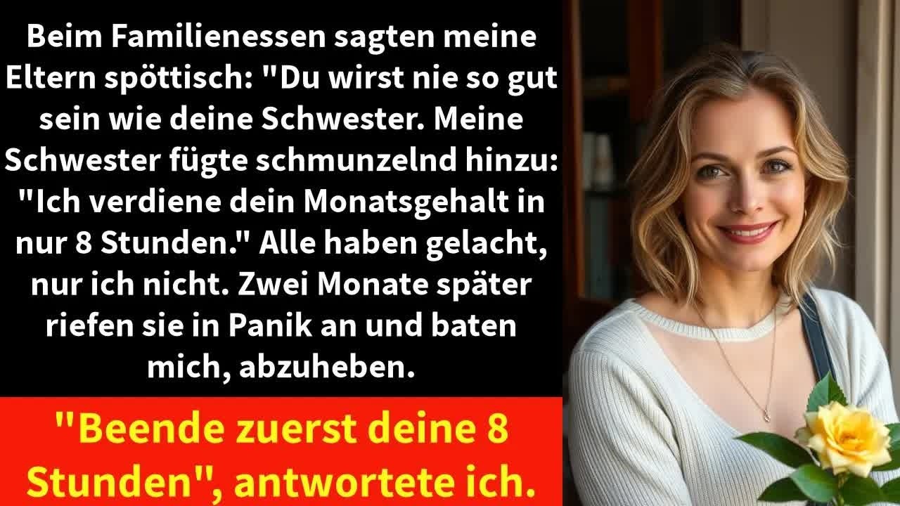 „Du wirst nie so gut sein wie deine Schwester!“ – Meine Eltern sagten es beim Familienessen