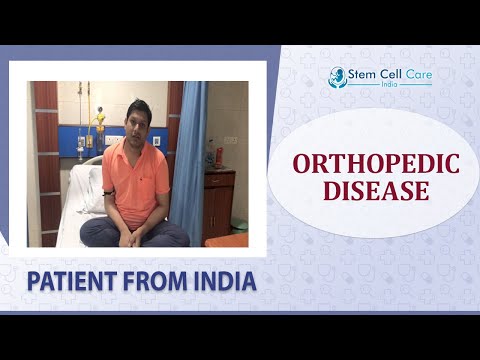 Patient with orthopedic disorder shares his experience at SCCI| orthopedic treatment| Stem cells